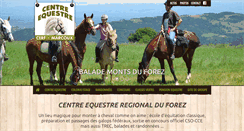 Desktop Screenshot of centre-equestre-marcoux.com